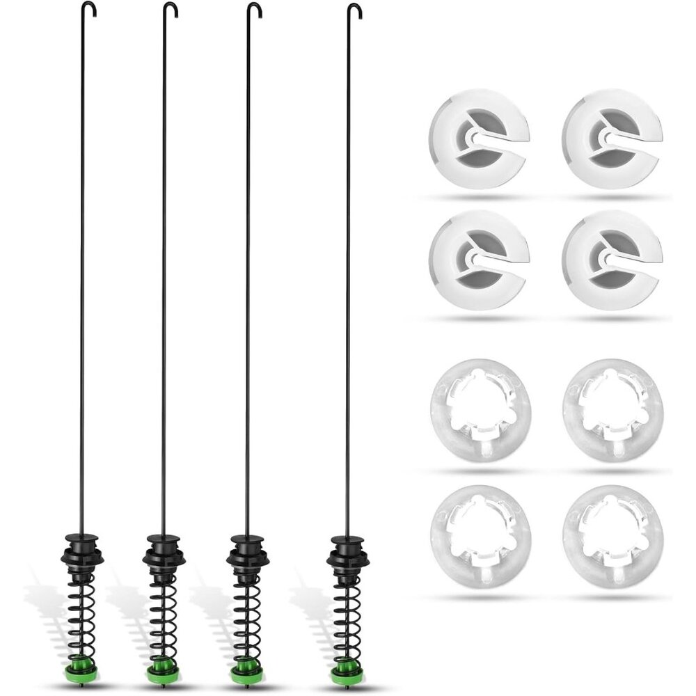 W10440786 Washer Suspension‎ Rod Kit Compatible with Whirlpool Maytag 4 Rods